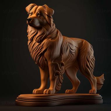 3D model Catalan Shepherd dog (STL)